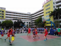 我校与培英学校举行教师篮球友谊赛