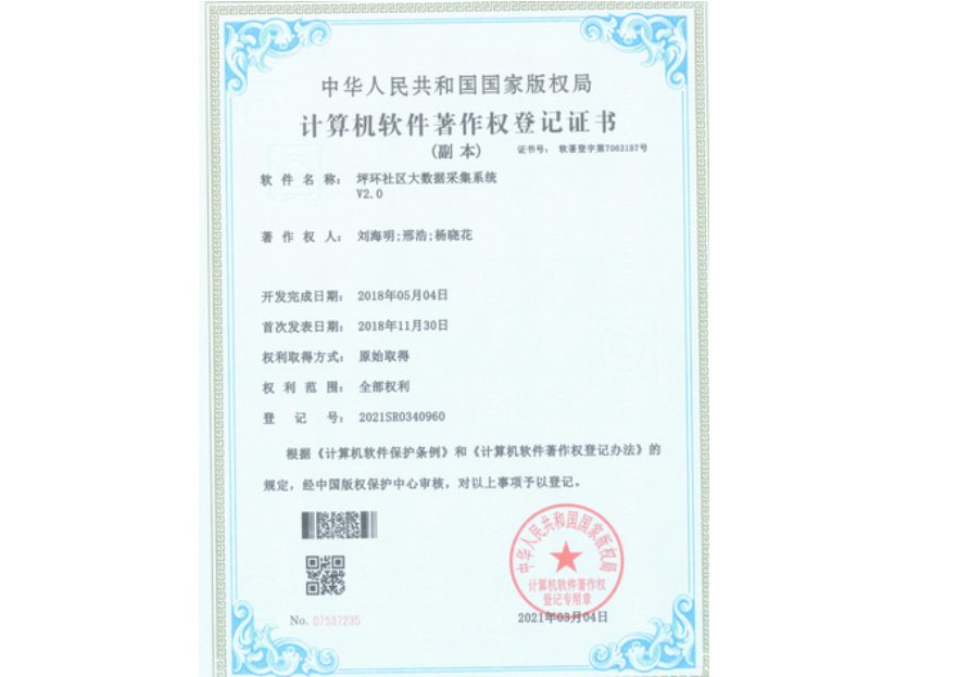 2021年-计算机软件著作权登记证书